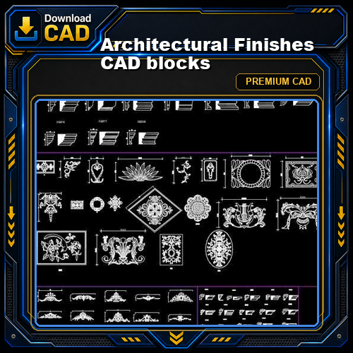 Architectural Finishes CAD blocks