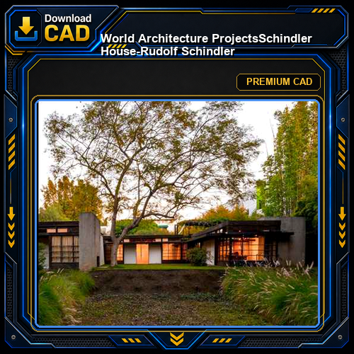 💎【World Architecture Projects】Schindler House-Rudolf Schindler