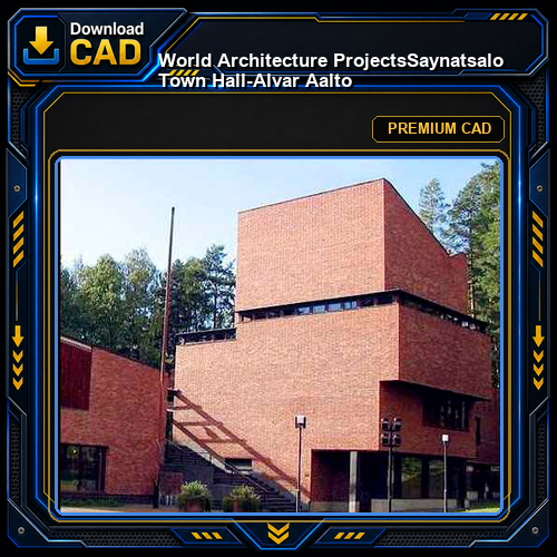 💎【World Architecture Projects】Saynatsalo Town Hall-Alvar Aalto