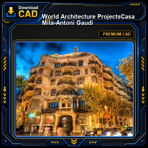 💎【World Architecture Projects】Casa Mila-Antoni Gaudi
