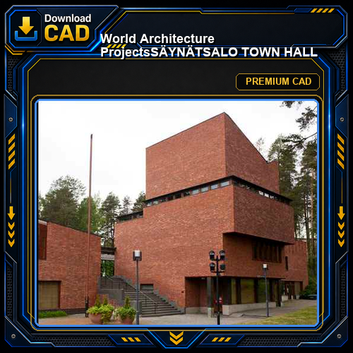 💎【World Architecture Projects】SÄYNÄTSALO TOWN HALL
