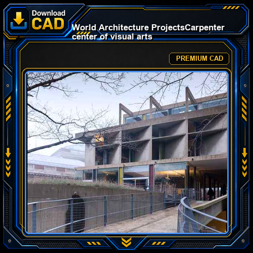 💎【World Architecture Projects】Carpenter center of visual arts