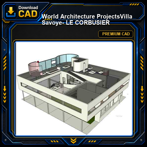 💎【World Architecture Projects】Villa Savoye- LE CORBUSIER