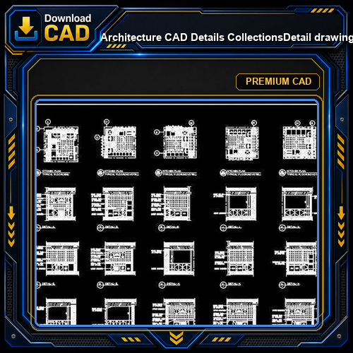 【Architecture CAD Details Collections】Detail drawing of Kitchen Design drawing,CAD Details
