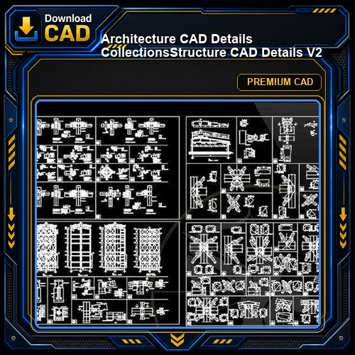 【Architecture CAD Details Collections】Structure CAD Details V2