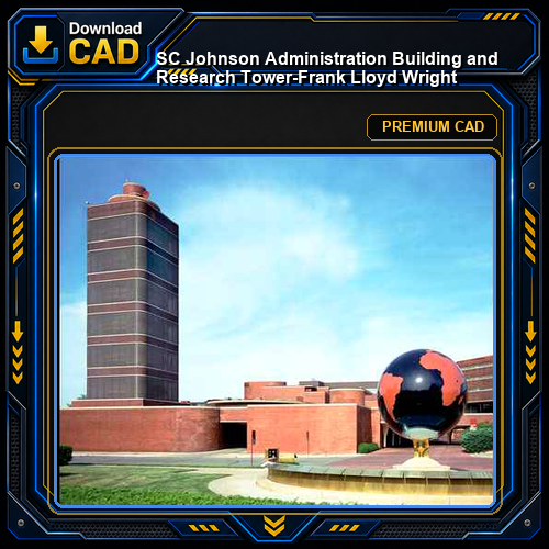 SC Johnson Administration Building and Research Tower-Frank Lloyd Wright