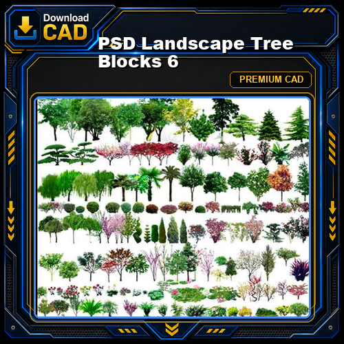 PSD Landscape Tree Blocks 6