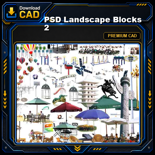 PSD Landscape Blocks 2