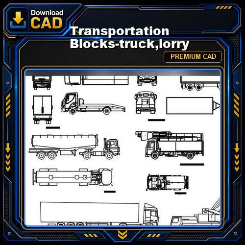 Transportation Blocks-truck,lorry