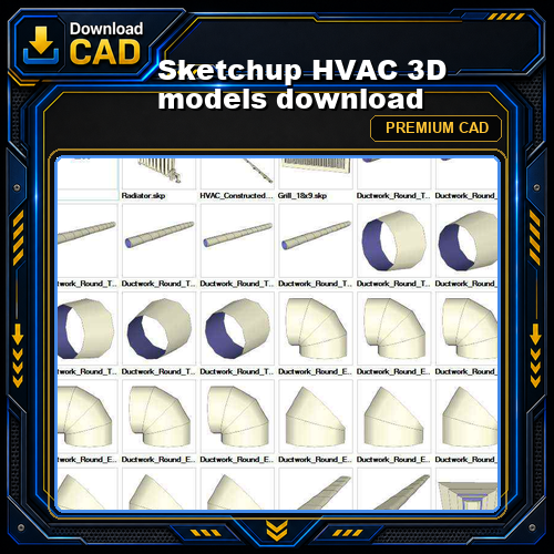 Sketchup HVAC 3D models download