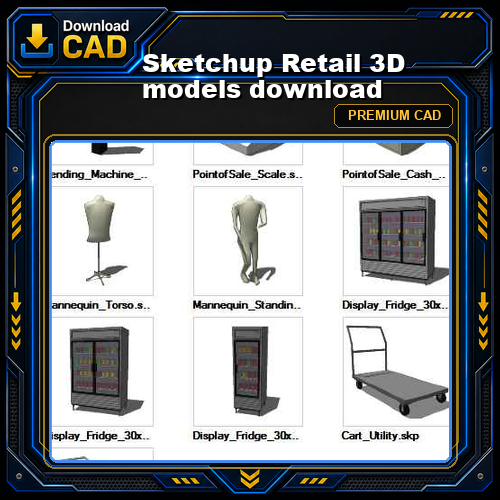 Sketchup Retail 3D models download