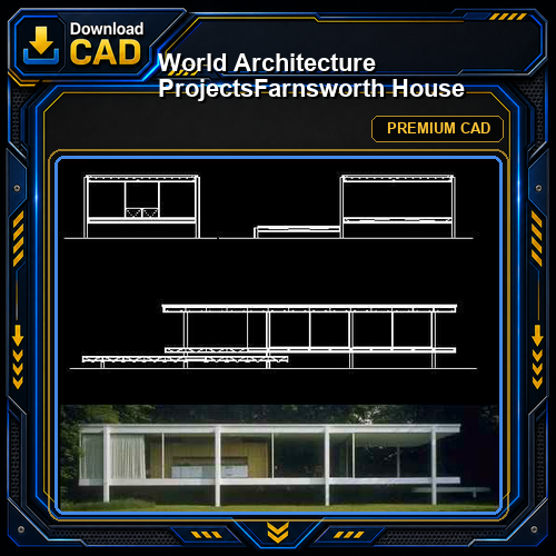 💎【World Architecture Projects】Farnsworth House