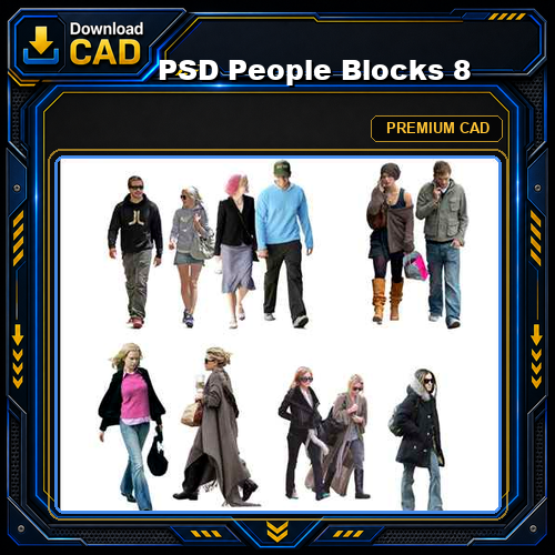 PSD People Blocks 8