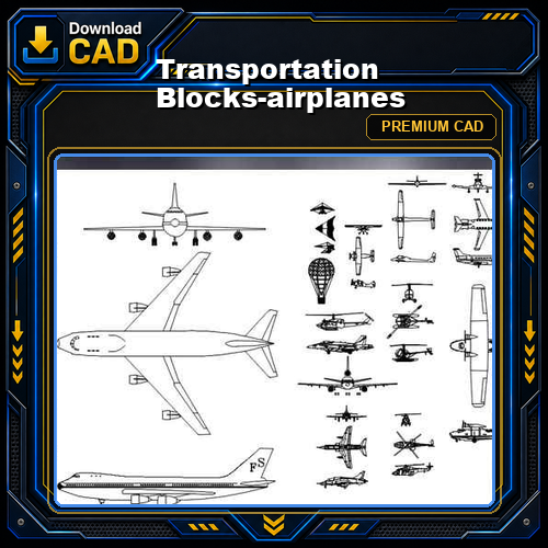 Transportation Blocks-airplanes