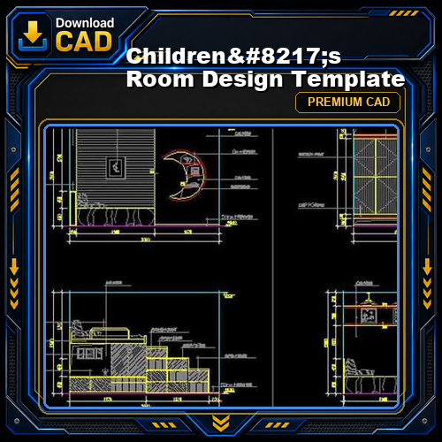 ★【Children's Room Design Template 】★