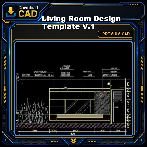 ★【Living Room Design Template  V.1】★