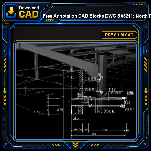 Free Annotation CAD Blocks DWG - North Points Scales Revision Clouds | Free Download