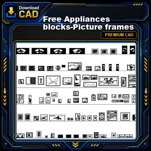 Free Appliances blocks-Picture frames